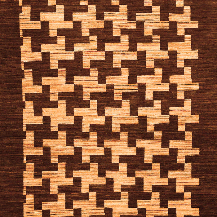 Abstract Orange Modern Rug, abs1624org