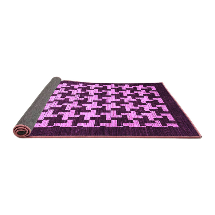 Sideview of Abstract Purple Modern Rug, abs1624pur