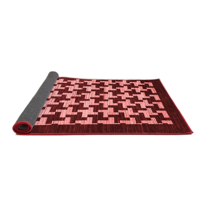 Abstract Red Modern Area Rugs