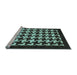 Sideview of Machine Washable Abstract Light Blue Modern Rug, wshabs1624lblu