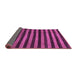 Sideview of Abstract Purple Modern Rug, abs1625pur