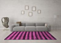 Machine Washable Abstract Purple Modern Rug, wshabs1625pur