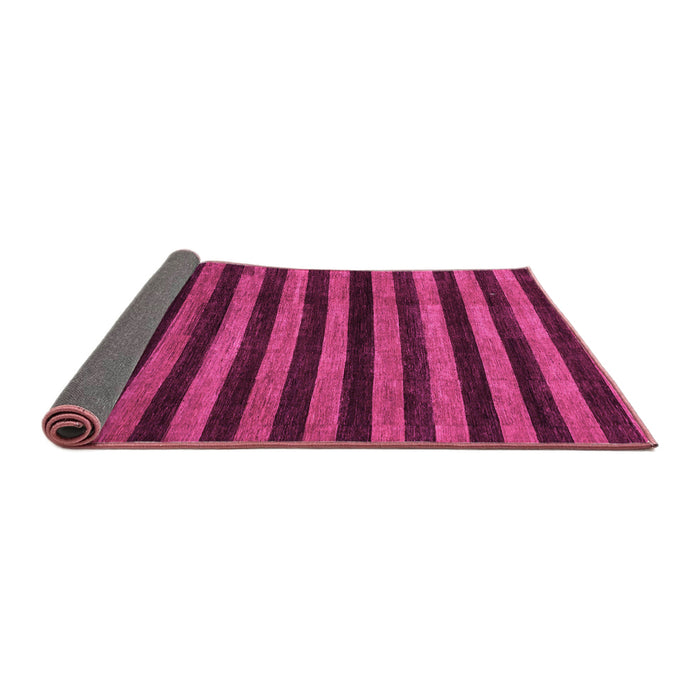 Sideview of Abstract Pink Modern Rug, abs1625pnk