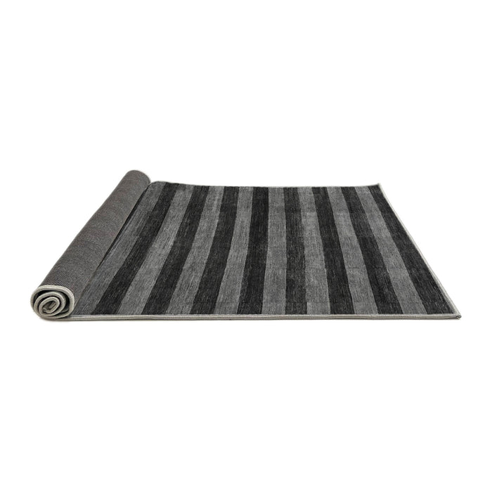 Sideview of Abstract Gray Modern Rug, abs1625gry