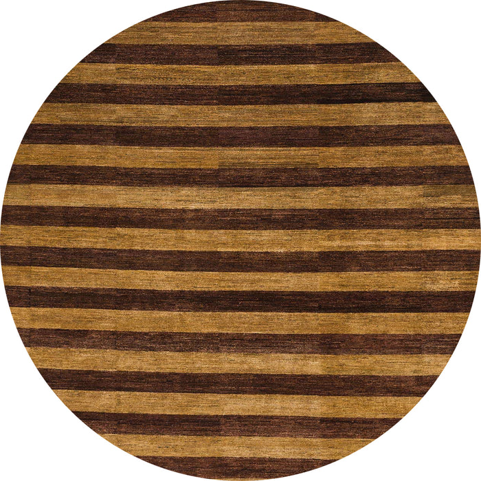 Round Machine Washable Abstract Night Red Rug, wshabs1625