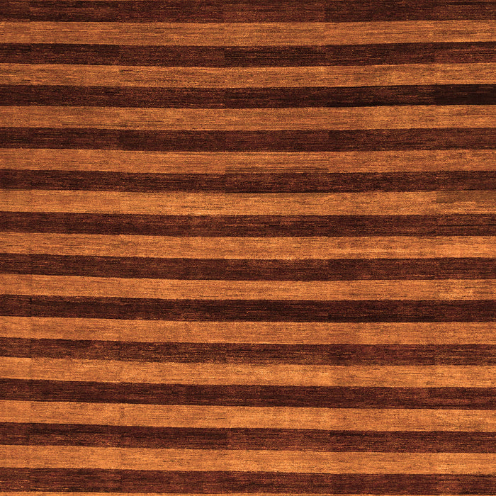 Square Machine Washable Abstract Orange Modern Area Rugs, wshabs1625org