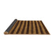 Sideview of Abstract Brown Modern Rug, abs1625brn