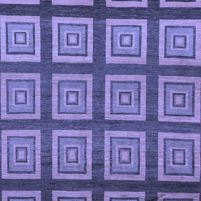 Abstract Blue Modern Rug, abs1626blu