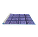 Sideview of Machine Washable Abstract Blue Modern Rug, wshabs1626blu