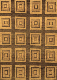 Abstract Brown Modern Rug, abs1626brn