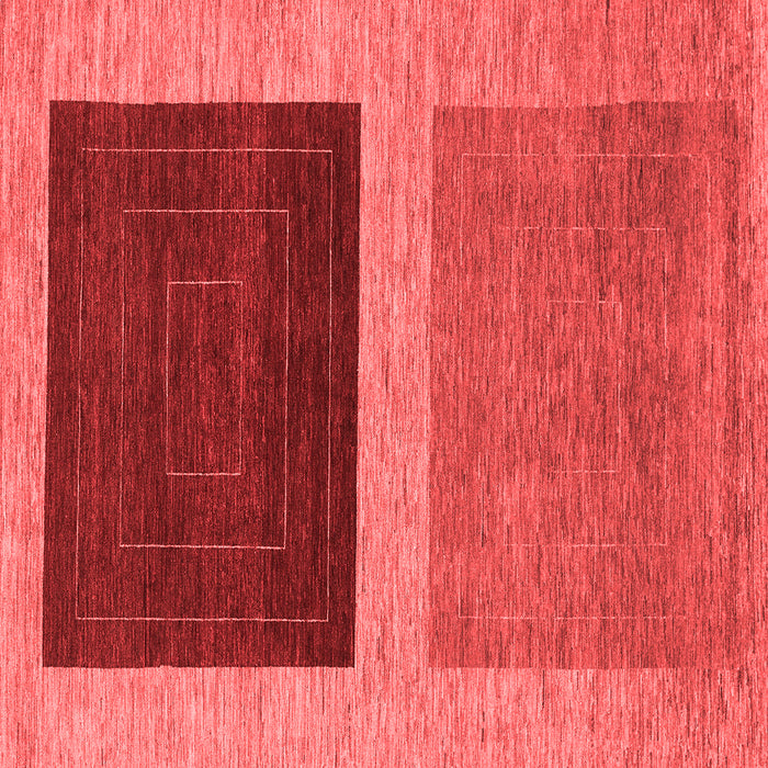 Machine Washable Abstract Red Modern Rug, wshabs1627red