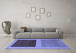 Machine Washable Abstract Blue Modern Rug in a Living Room, wshabs1627blu