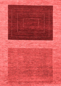 Abstract Red Modern Rug, abs1627red