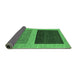 Sideview of Abstract Emerald Green Modern Rug, abs1627emgrn