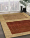 Abstract Gold Modern Rug in Family Room, abs1627