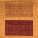 Square Abstract Orange Modern Rug, abs1627org