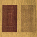 Square Abstract Brown Modern Rug, abs1627brn