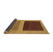 Sideview of Abstract Brown Modern Rug, abs1627brn