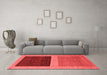 Modern Red Washable Rugs