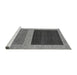 Sideview of Machine Washable Abstract Gray Modern Rug, wshabs1627gry