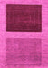 Machine Washable Abstract Pink Modern Rug, wshabs1627pnk