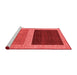 Modern Red Washable Rugs