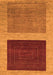 Machine Washable Abstract Orange Modern Area Rugs, wshabs1627org