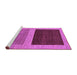 Sideview of Machine Washable Abstract Purple Modern Area Rugs, wshabs1627pur