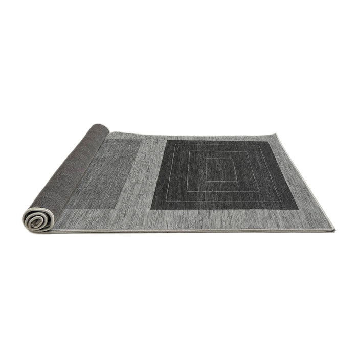 Sideview of Abstract Gray Modern Rug, abs1627gry