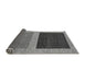 Sideview of Abstract Gray Modern Rug, abs1627gry