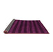 Sideview of Abstract Pink Modern Rug, abs1628pnk