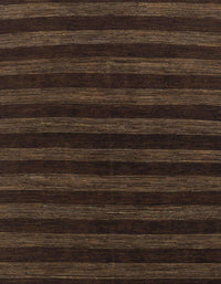 Machine Washable Abstract Sepia Brown Rug, wshabs1628