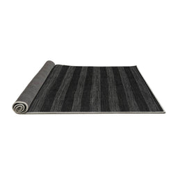 Sideview of Abstract Gray Modern Rug, abs1628gry