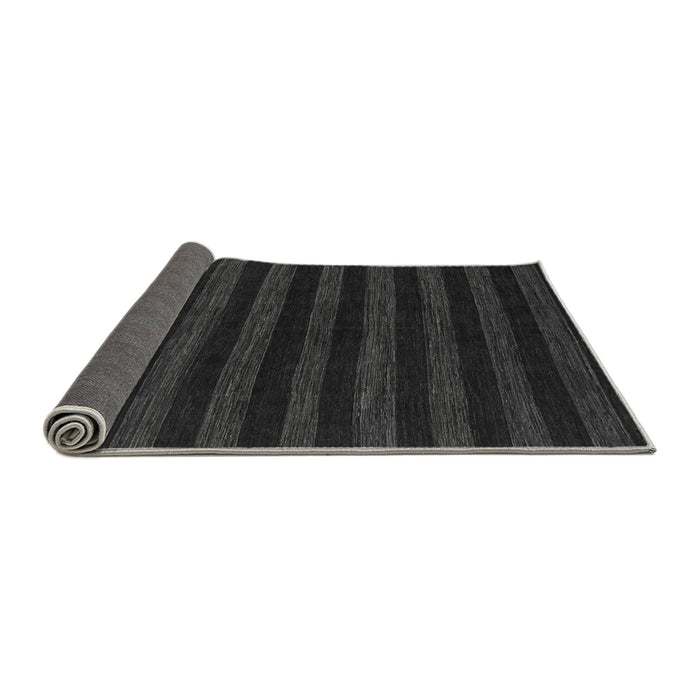 Sideview of Abstract Gray Modern Rug, abs1628gry
