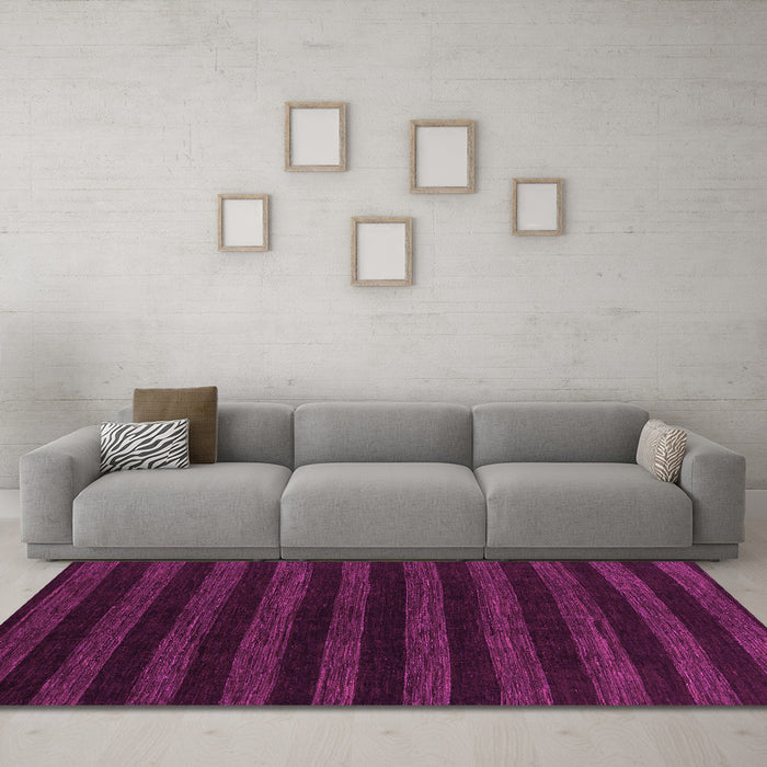 Machine Washable Abstract Pink Modern Rug in a Living Room, wshabs1628pnk