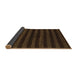 Sideview of Abstract Brown Modern Rug, abs1628brn