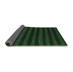 Sideview of Abstract Emerald Green Modern Rug, abs1628emgrn