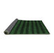 Sideview of Abstract Emerald Green Modern Rug, abs1628emgrn