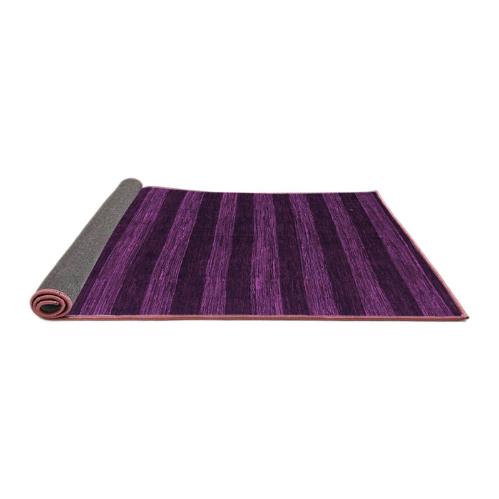 Sideview of Abstract Purple Modern Rug, abs1628pur