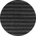 Round Abstract Gray Modern Rug, abs1628gry