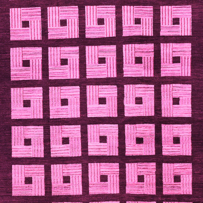 Machine Washable Abstract Pink Modern Rug, wshabs1629pnk