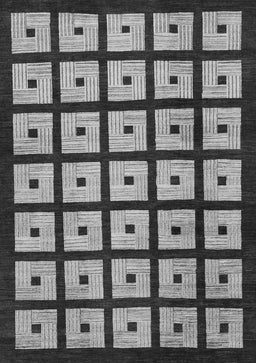 Abstract Gray Modern Rug, abs1629gry