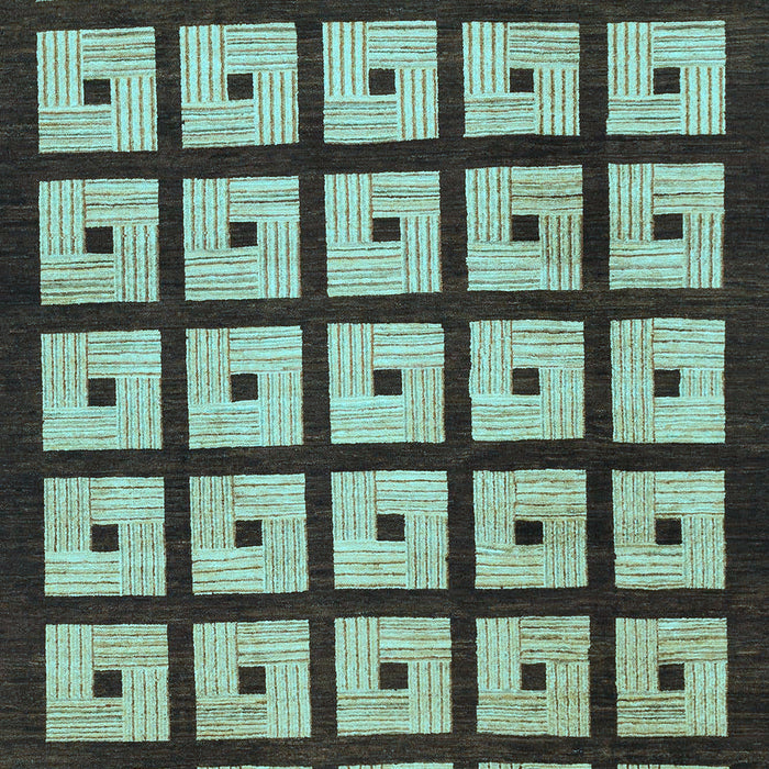 Machine Washable Abstract Light Blue Modern Rug, wshabs1629lblu