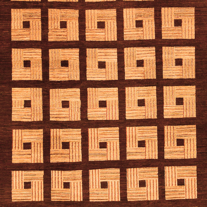 Abstract Orange Modern Rug, abs1629org