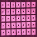 Square Abstract Pink Modern Rug, abs1629pnk