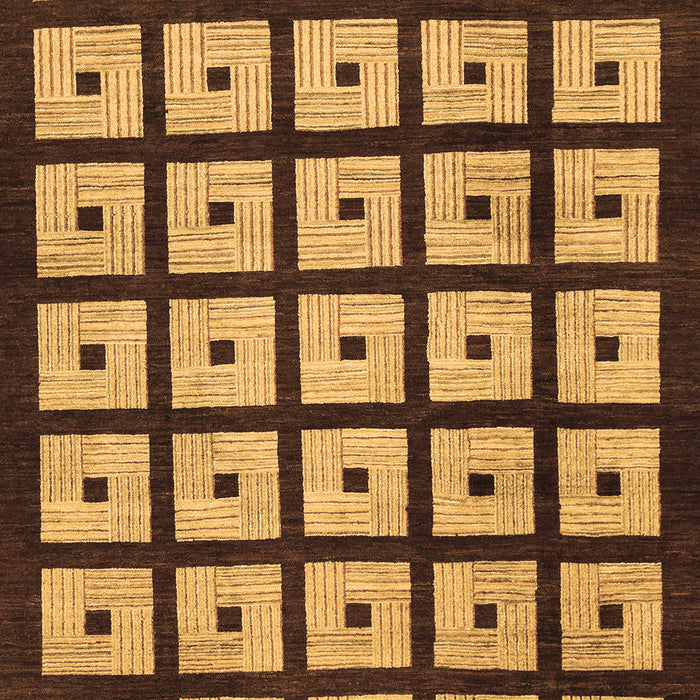 Abstract Brown Modern Rug, abs1629brn