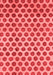 Abstract Red Modern Area Rugs