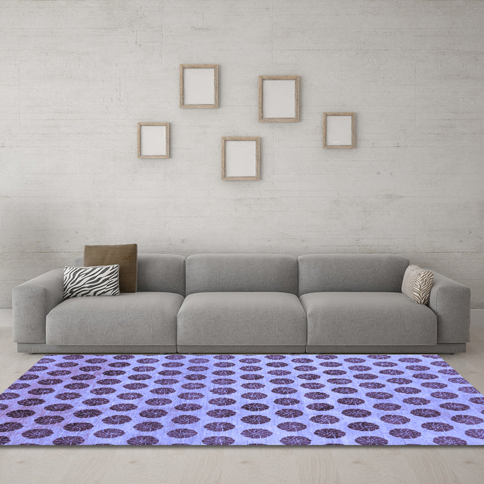 Machine Washable Abstract Blue Modern Rug in a Living Room, wshabs162blu