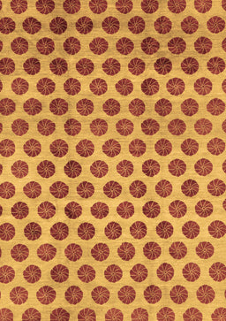 Abstract Brown Modern Rug, abs162brn