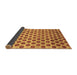 Sideview of Abstract Brown Modern Rug, abs162brn